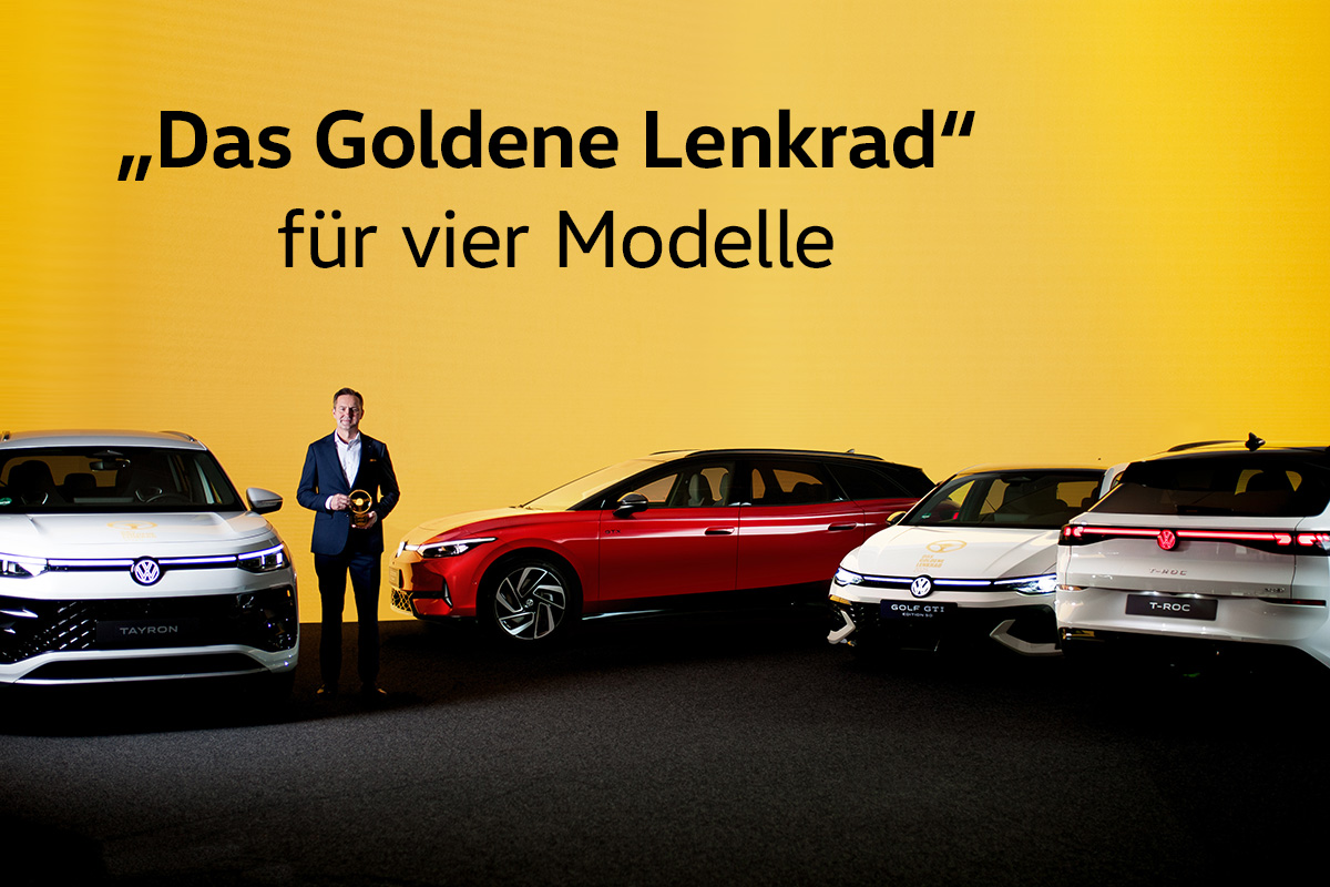 vw goldesenes Lenkrad pic