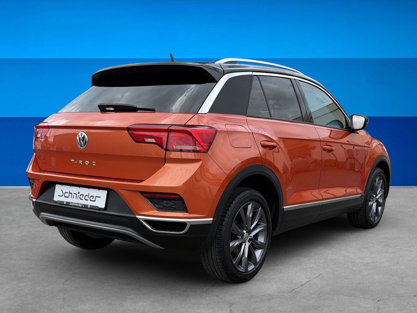Fahrzeugabbildung Volkswagen T-Roc 1.5 TSI ACT Style Navi Climatronic  LED - mit KI generiert/bearbeitet