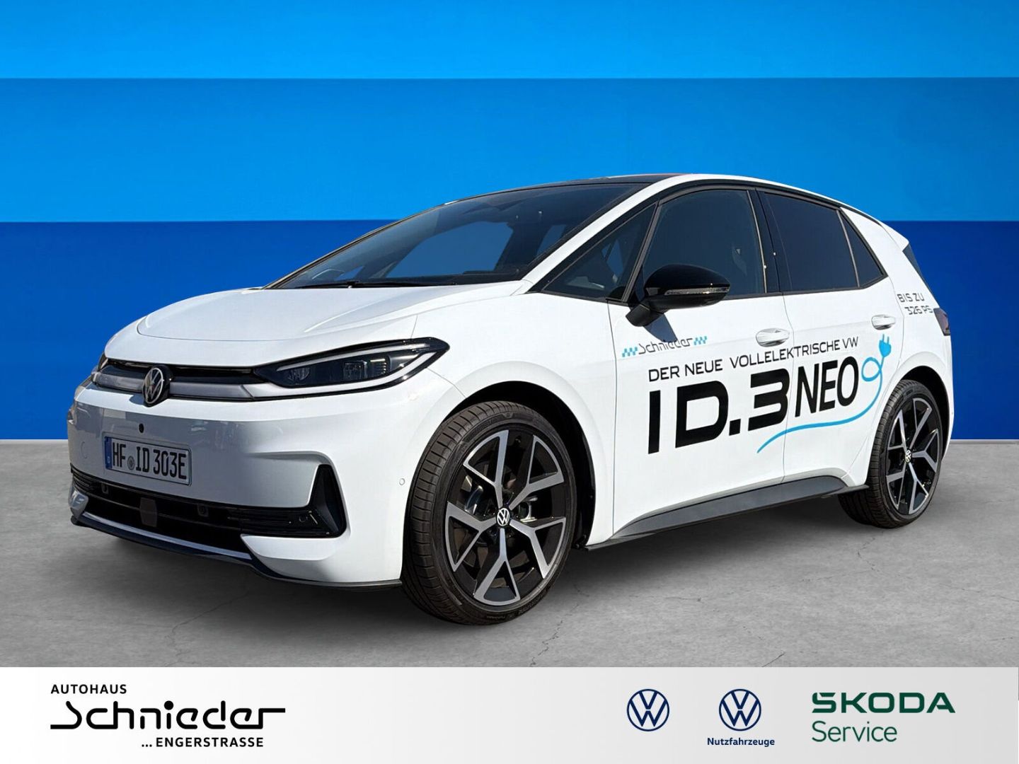 Fahrzeug 1 Fahrzeugabbildung Volkswagen ID.3 Neo Style 170 kW - mit KI generiert/bearbeitet