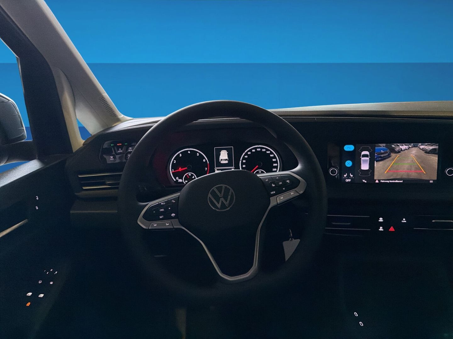 Fahrzeug 13 Fahrzeugabbildung Volkswagen Caddy 1.5 TSI Life Rear View Climatronic - mit KI generiert/bearbeitet