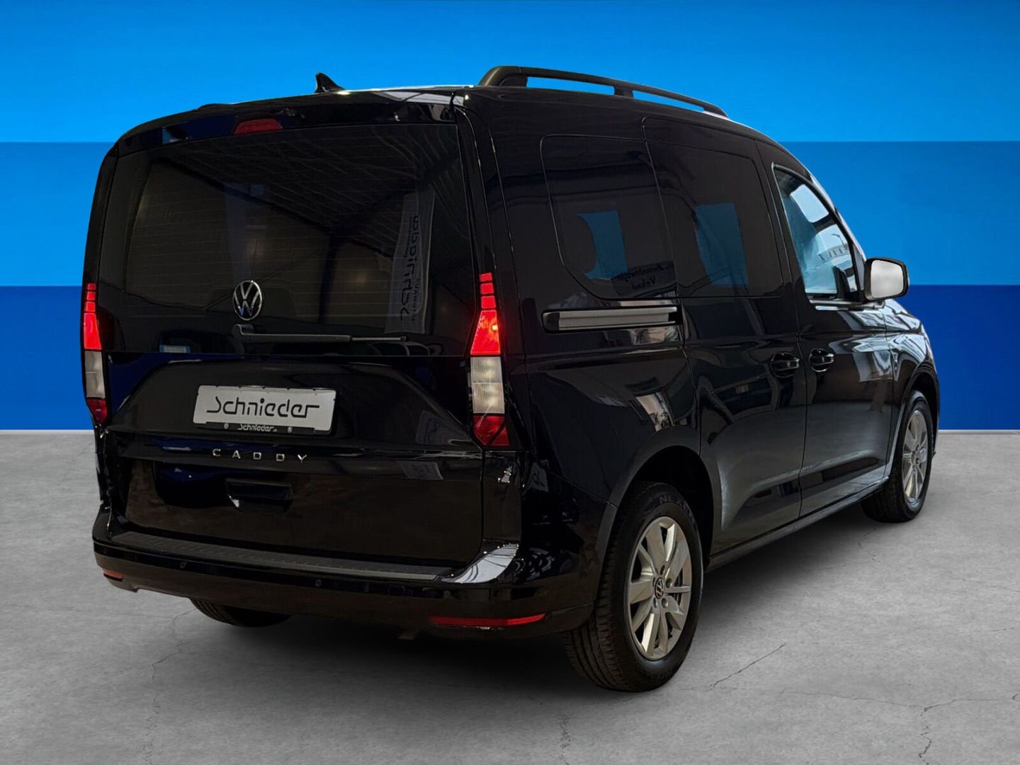 Fahrzeug 7 Fahrzeugabbildung Volkswagen Caddy 1.5 TSI Life Rear View Climatronic - mit KI generiert/bearbeitet