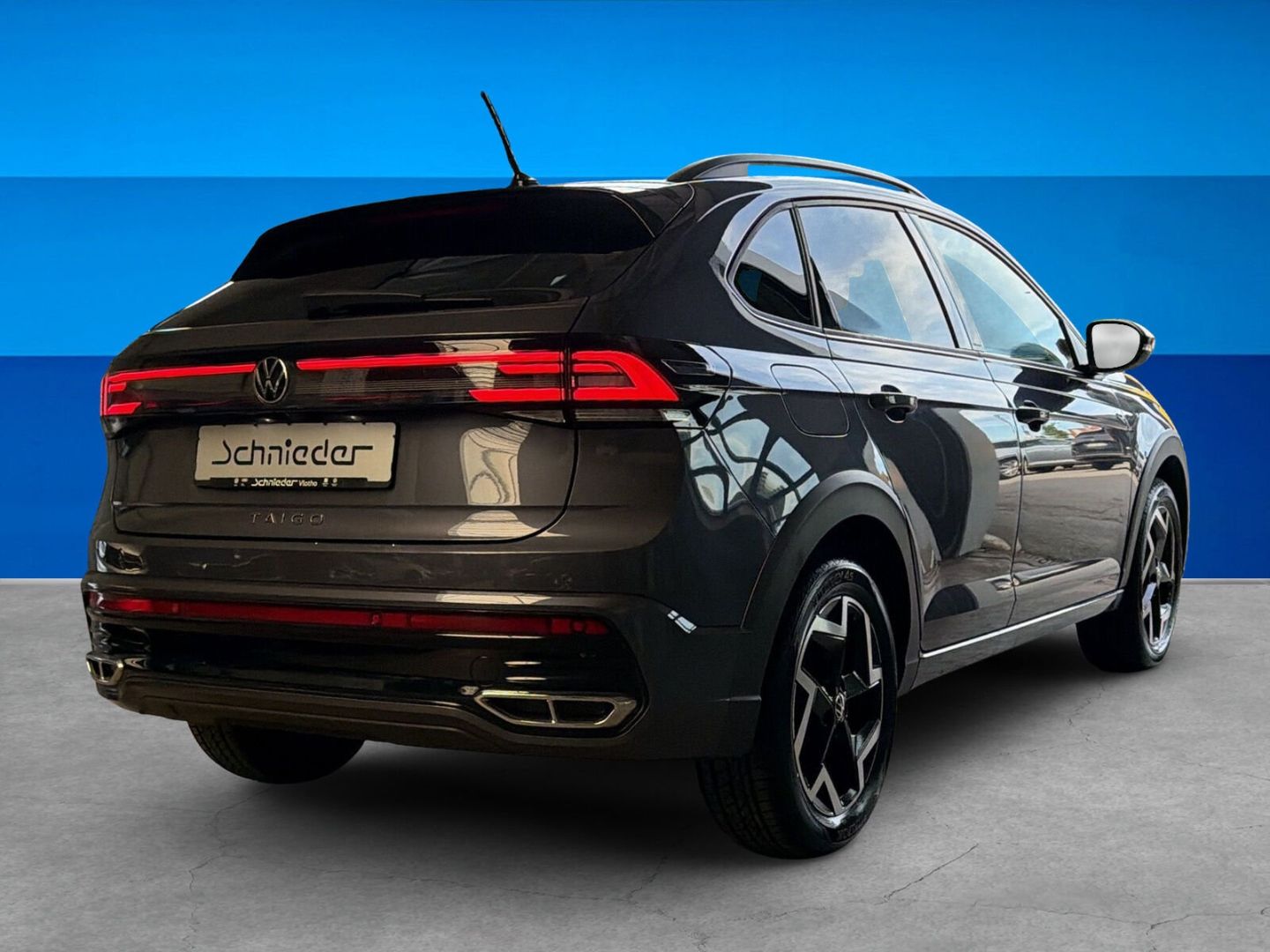 Fahrzeug 7 Fahrzeugabbildung Volkswagen Taigo 1.5 TSI R-Line Rear View Navi Clima - mit KI generiert/bearbeitet