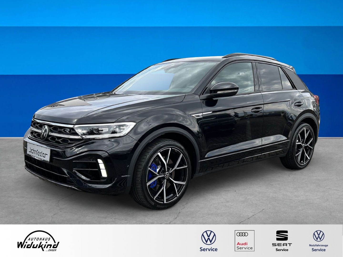 Fahrzeug 3 Fahrzeugabbildung Volkswagen T-Roc 2.0 TSI R 4Motion Navi Digitales Cockpit L - mit KI generiert/bearbeitet