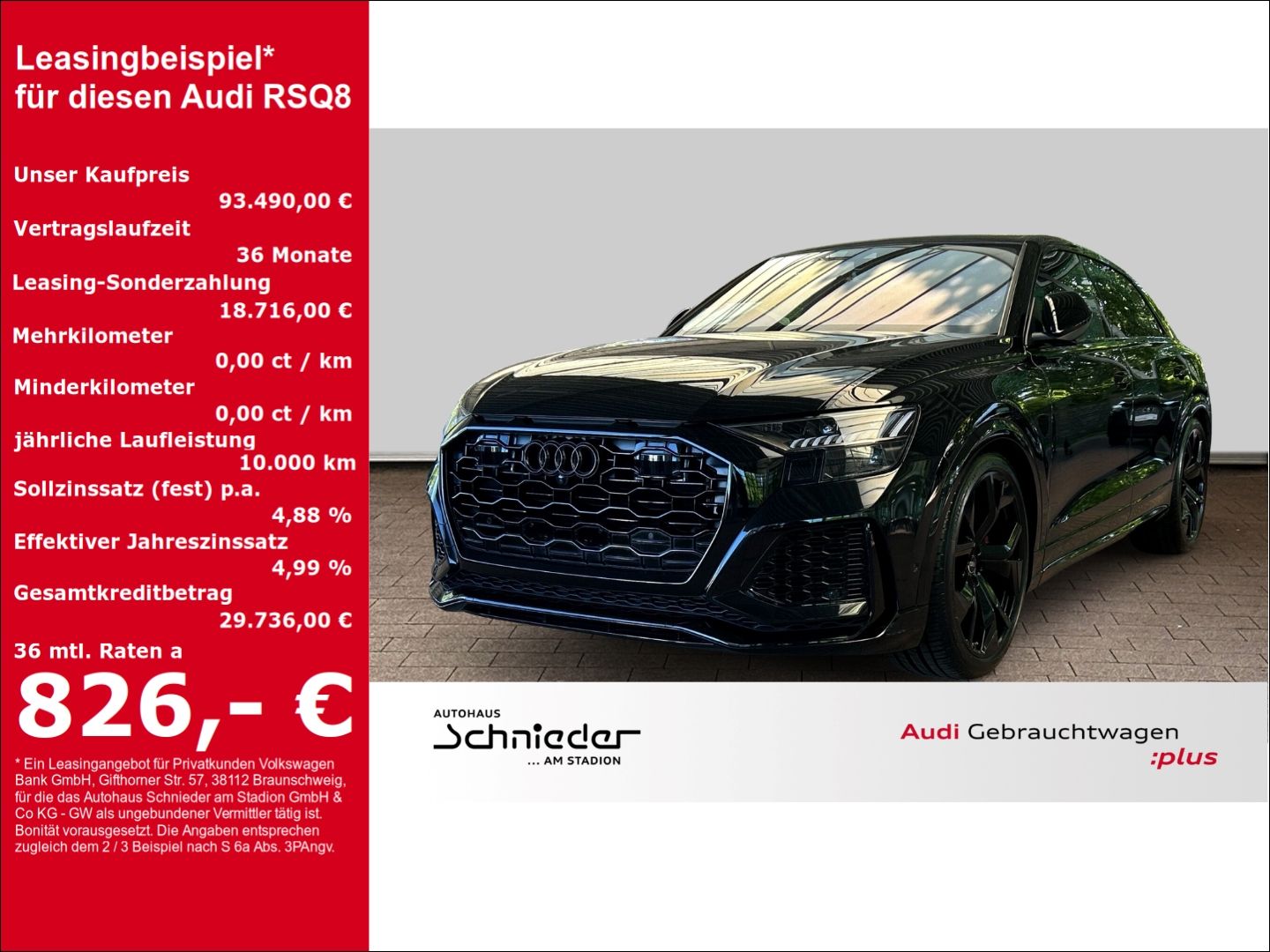 Audi RSQ8 4.0 TFSI quattro tiptronic Matrix B&O Pano