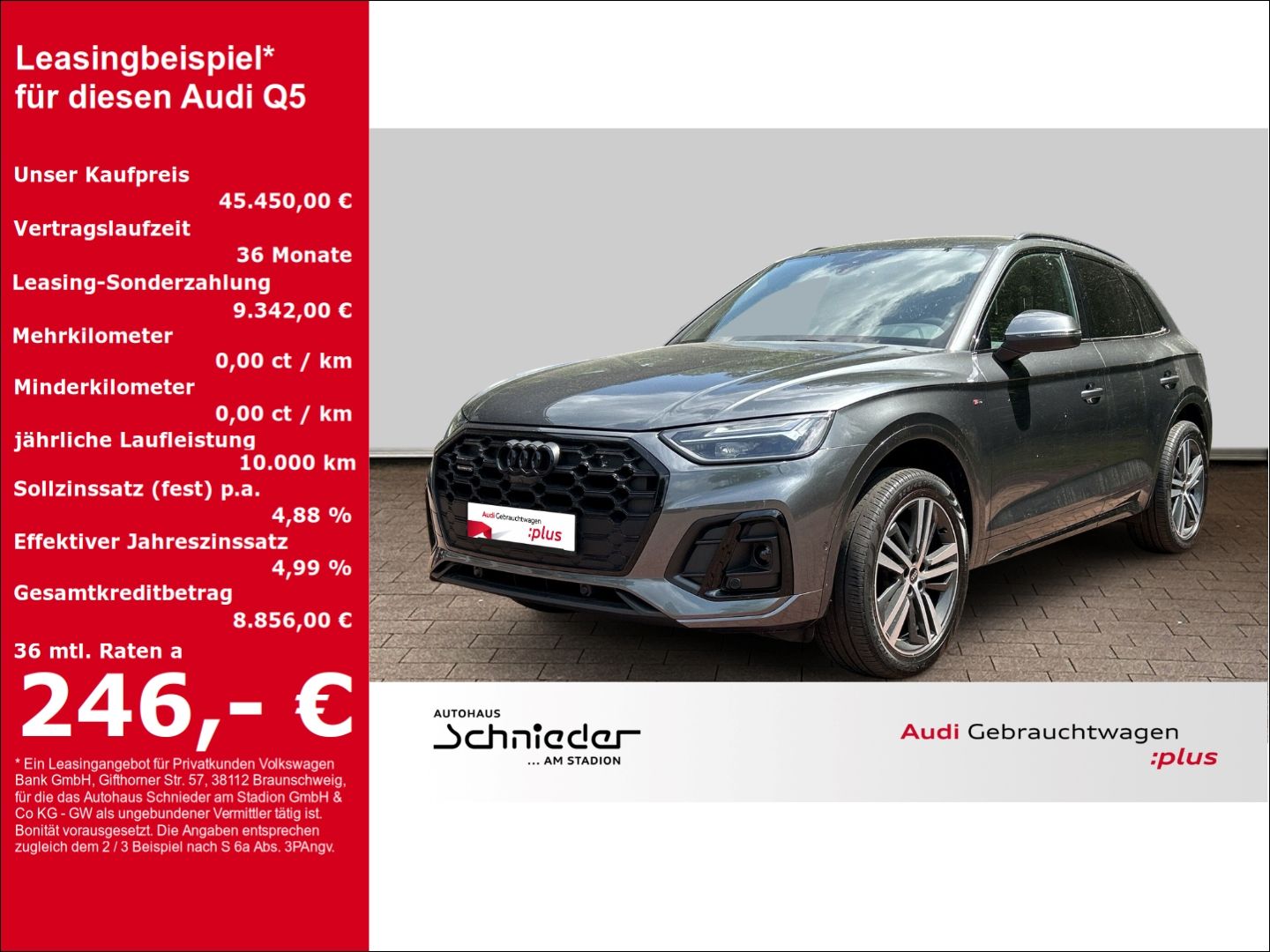 Audi Q5 40 TDI AHK+LEDER+NAVI+VIRTUAL+360°KAMERA