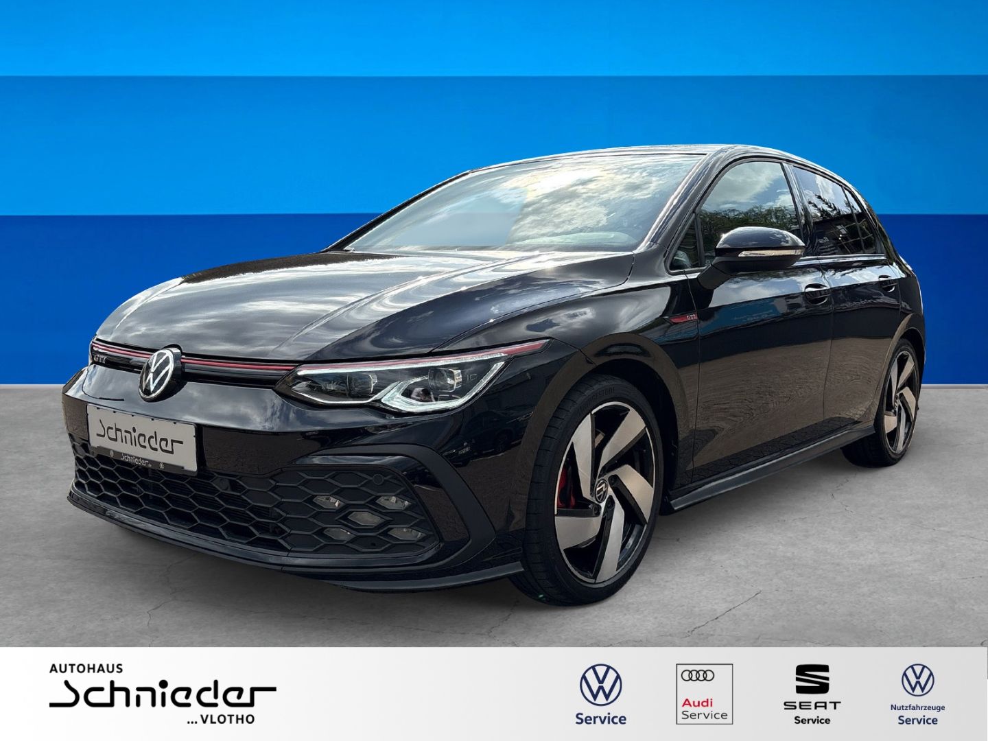 Volkswagen Golf 8 GTI 2.0 TSI NAVI Rear View Matrix LED