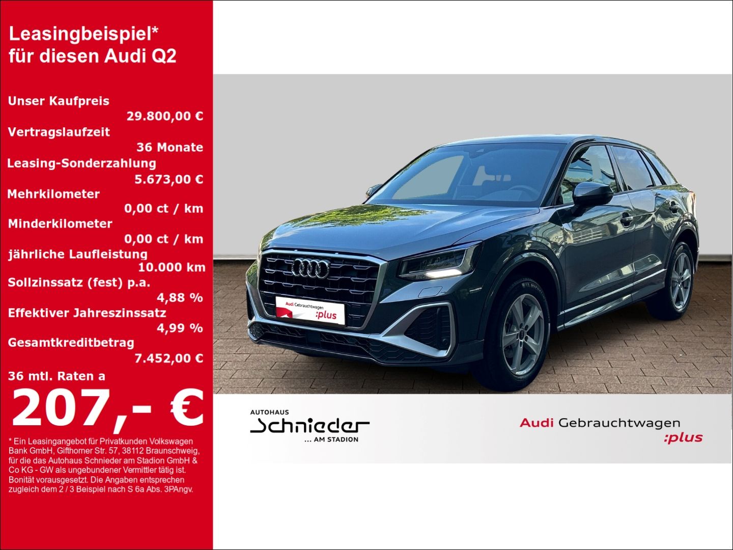 Audi Q2 S line 30 TFSI Navi CarPlay AHK Sportsitze Sc