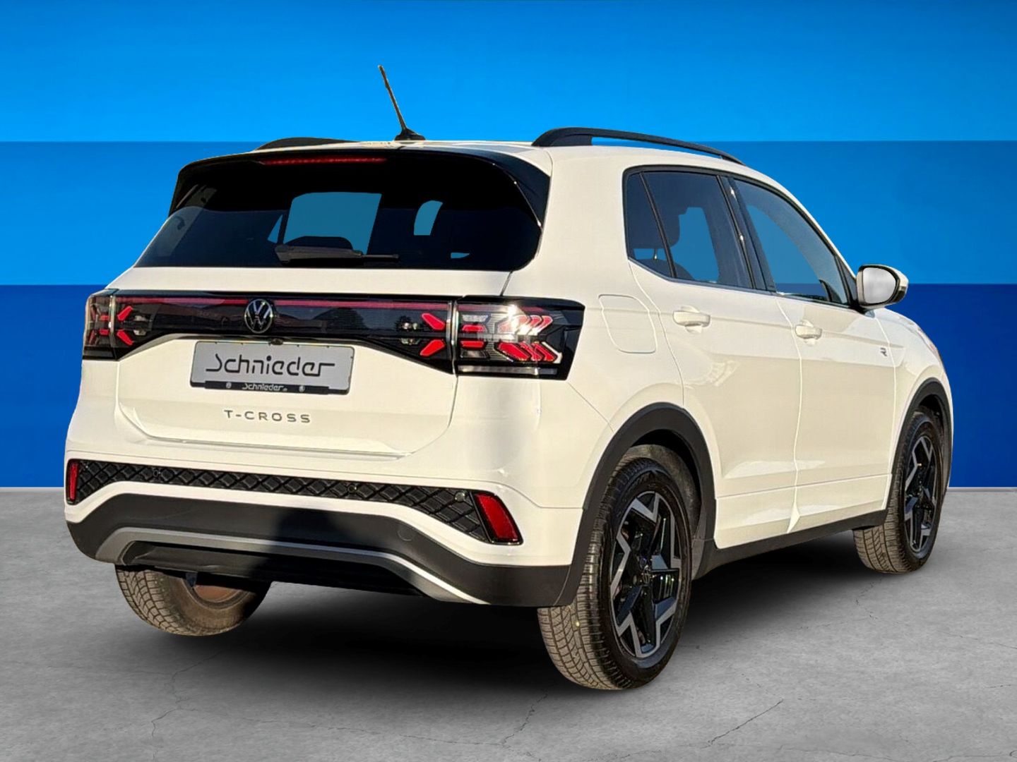 Fahrzeugabbildung Volkswagen T-Cross 1.5 TSI R-Line Rear View AHK Clima - mit KI generiert/bearbeitet