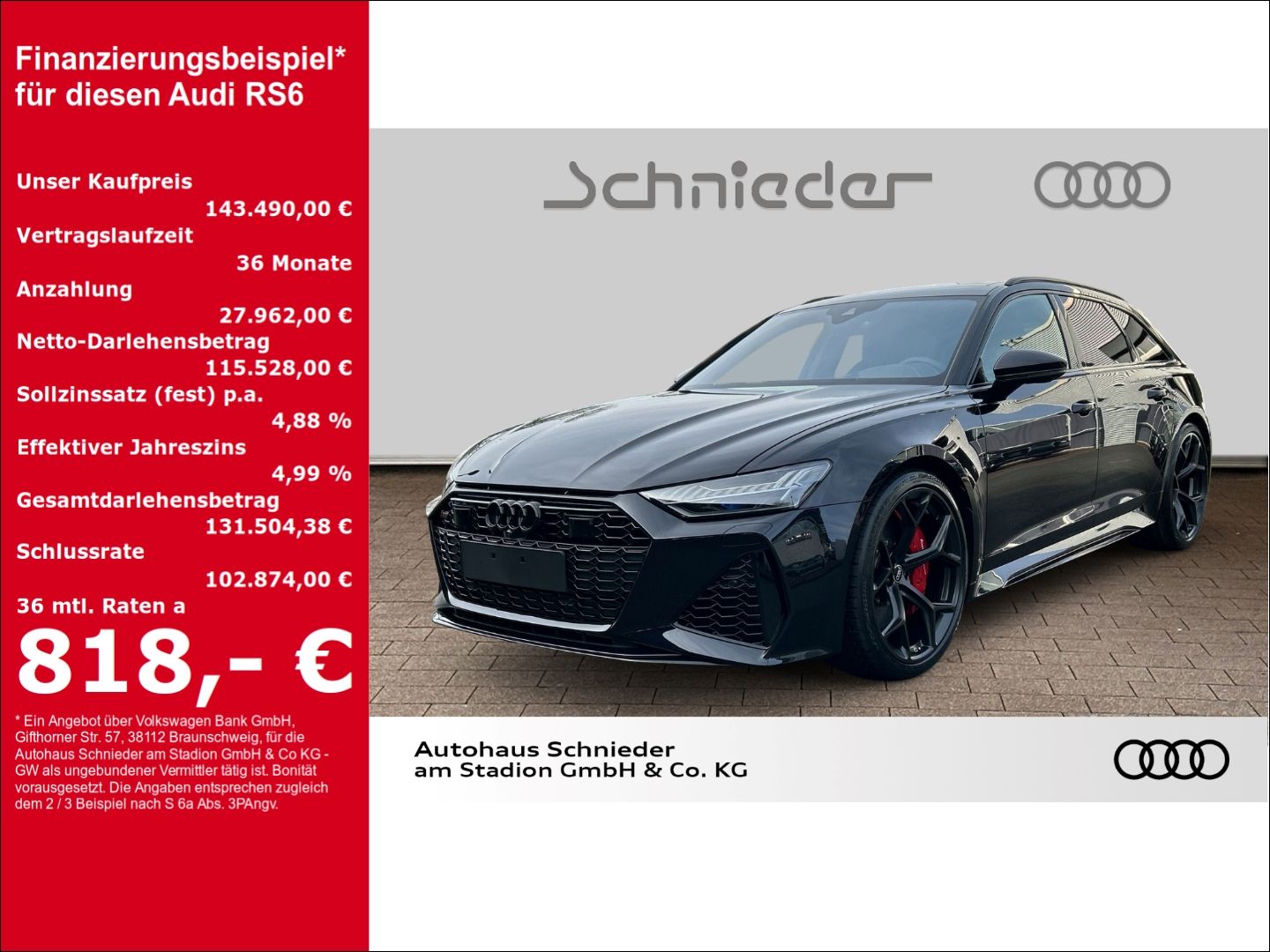 Fahrzeuge 8 Audi RS6 PERFORMANCE,LASER,PANO,B&O,SPORTABGAS,KERAMI