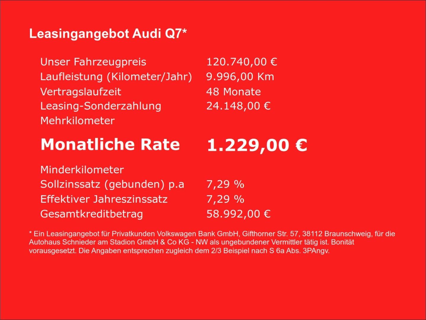 Fahrzeugabbildung Audi Q7 55 TFSI e quattro S-line+Sportpaket+HUD+PANO+