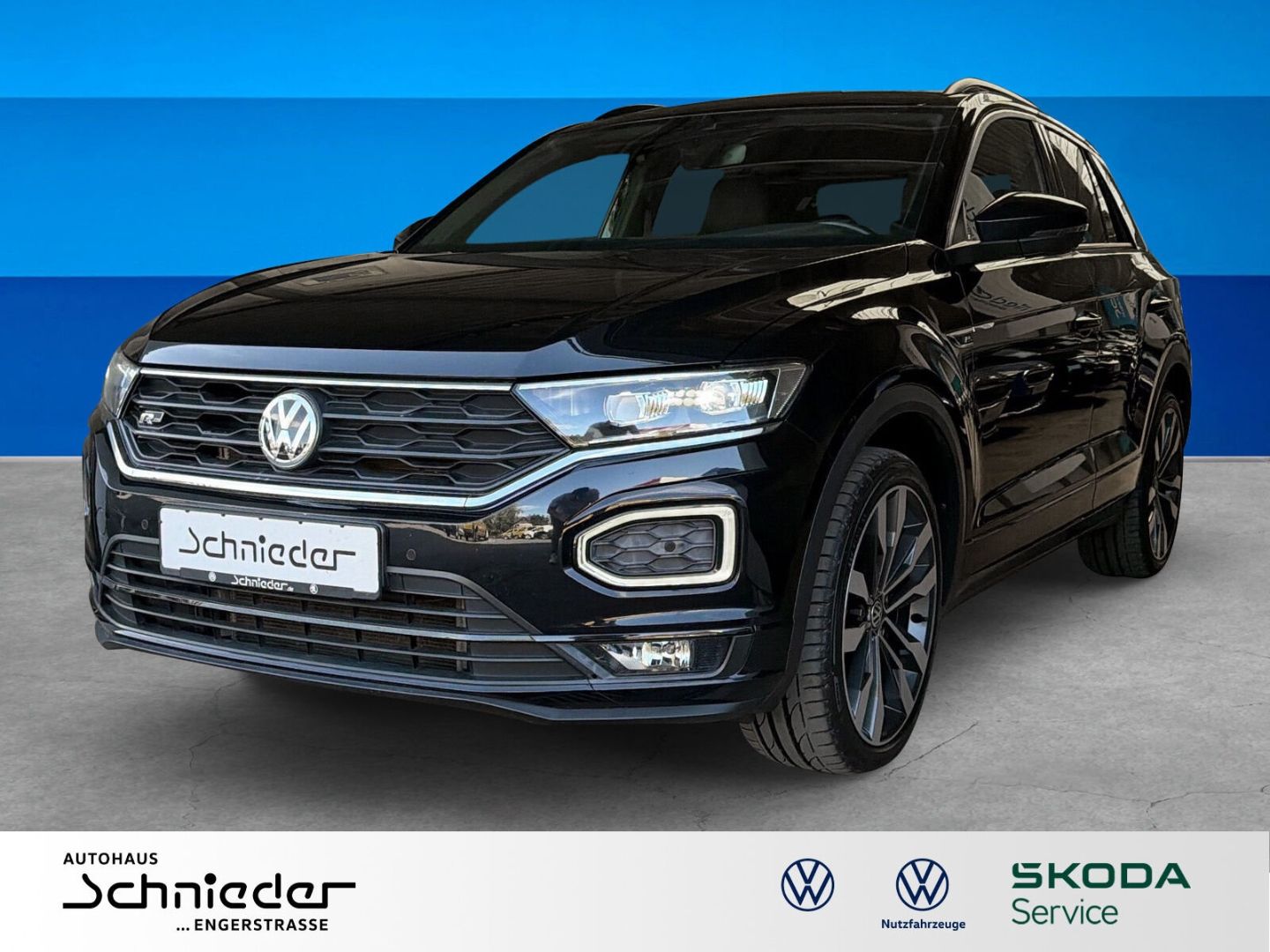 Fahrzeug 3 Fahrzeugabbildung Volkswagen T-Roc 1.5 TSI ACT R-Line AHK Sport - mit KI generiert/bearbeitet