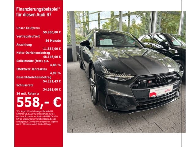 Audi S7 Sportback Matrix Pano B&O Luftfed. Head-up Ka