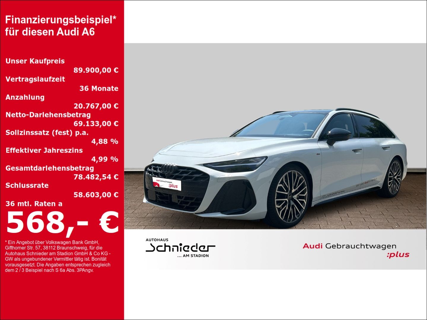 Audi A6 AVANT TFSI 270 kW LED+TECH PRO+B&O+PANO+LUFT