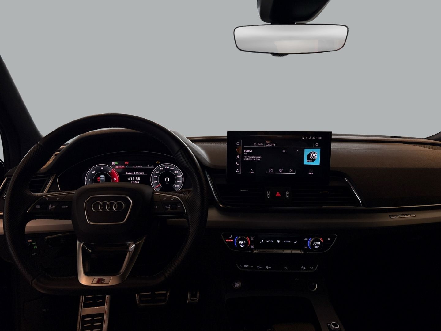 Fahrzeugabbildung Audi SQ5 3.0 TDI quattro AHK Teilleder SHZ vo+hi CARP - mit KI generiert/bearbeitet