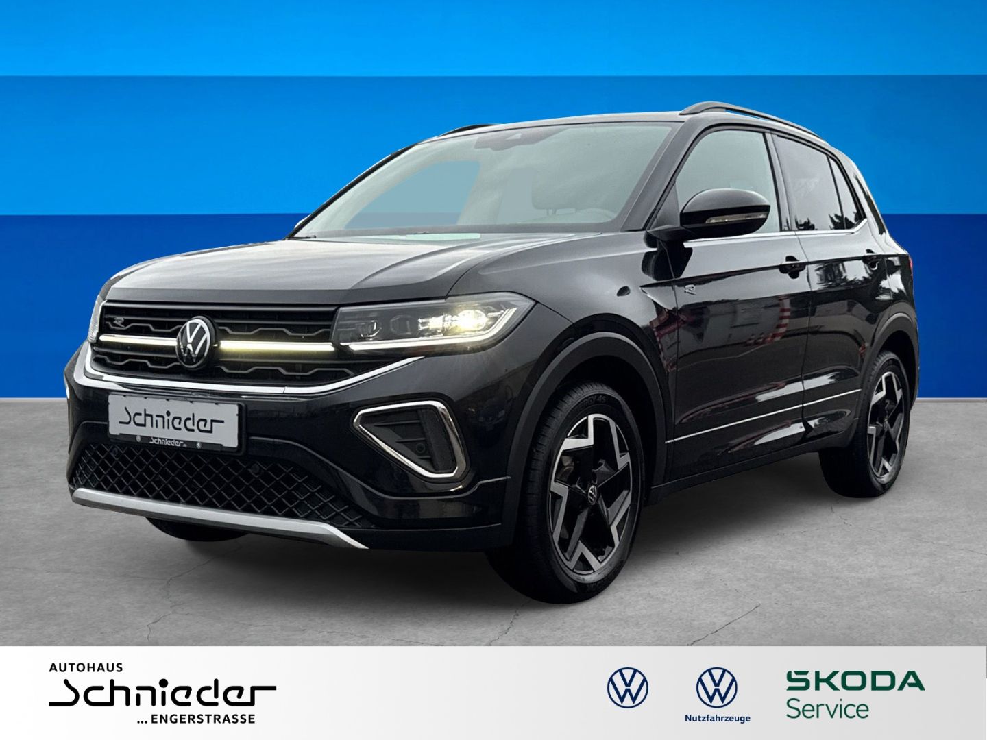 Fahrzeuge 12 Volkswagen T-Cross 1.5 TSI R-Line Rear View AHK Clima