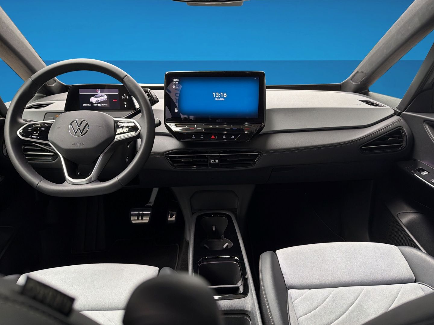 Fahrzeugabbildung Volkswagen ID.3 150 kW Pro Move Rear View LED Navi Klima - mit KI generiert/bearbeitet