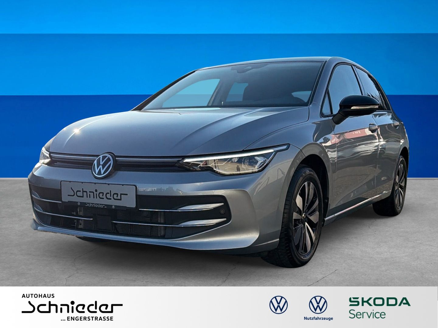 Fahrzeuge 7 Volkswagen Golf 8 GOAL 1.5 TSI Rear View IDA Navi