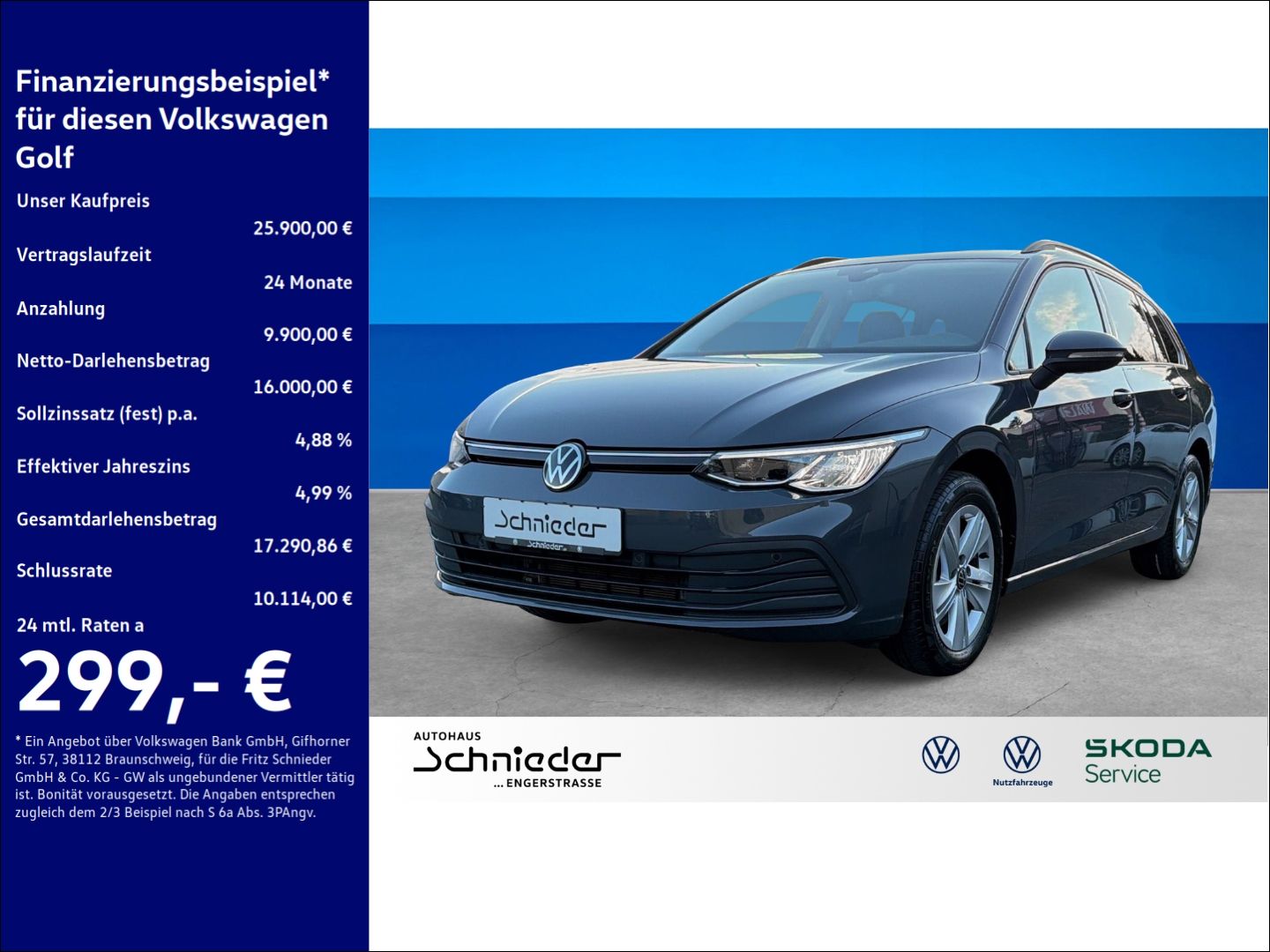 Fahrzeuge 11 Volkswagen Golf 8 2.0 TDI Life Navi Rückfahrkamera