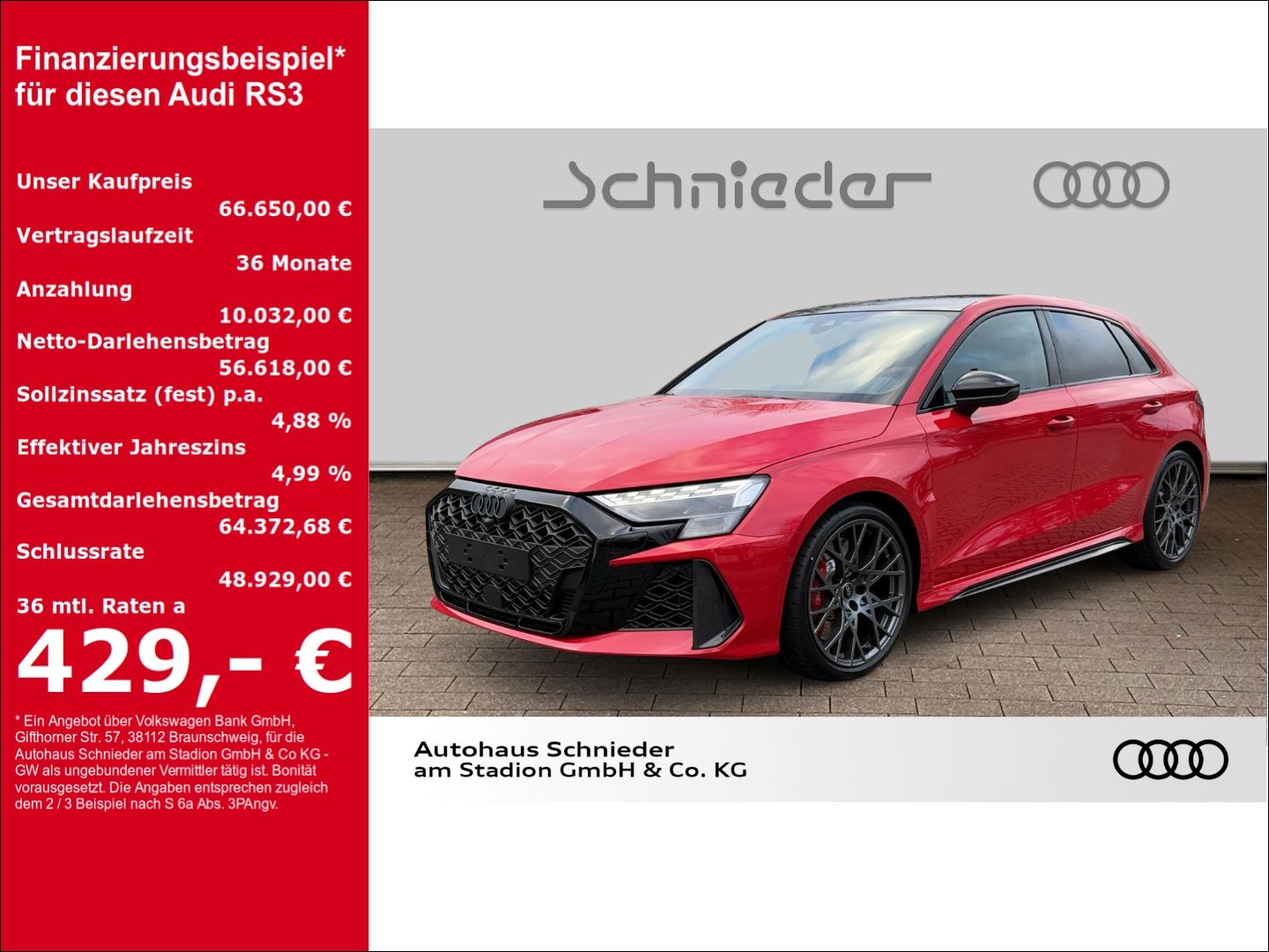 Fahrzeuge 12 Audi RS3 SPORTBACK 2.5 TFSI MATRIX-LED+PANO+SONOS+NAV