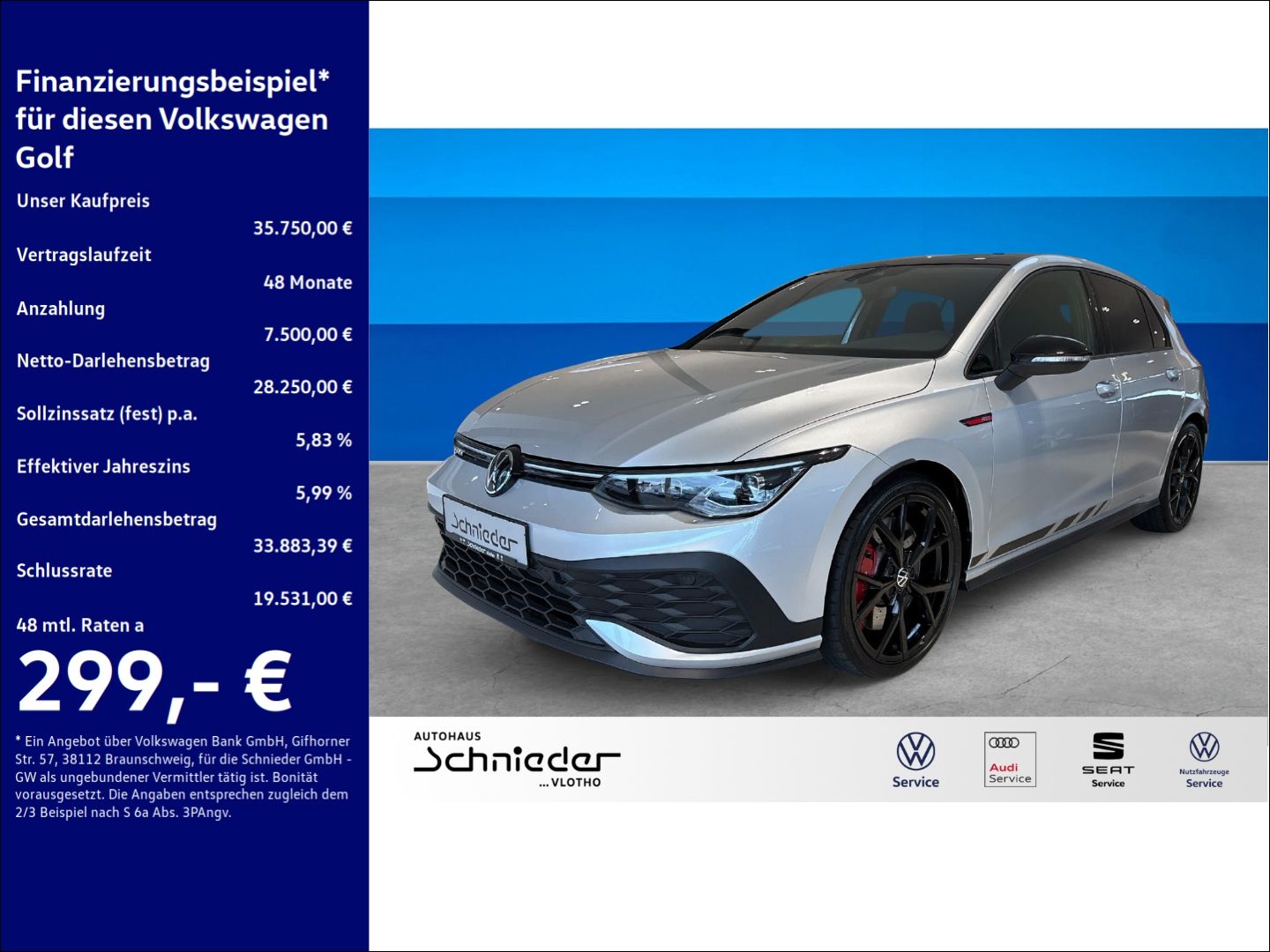 Fahrzeuge 2 Volkswagen Golf VIII GTI Clubsport PANO KAMERA 19 ZOLL