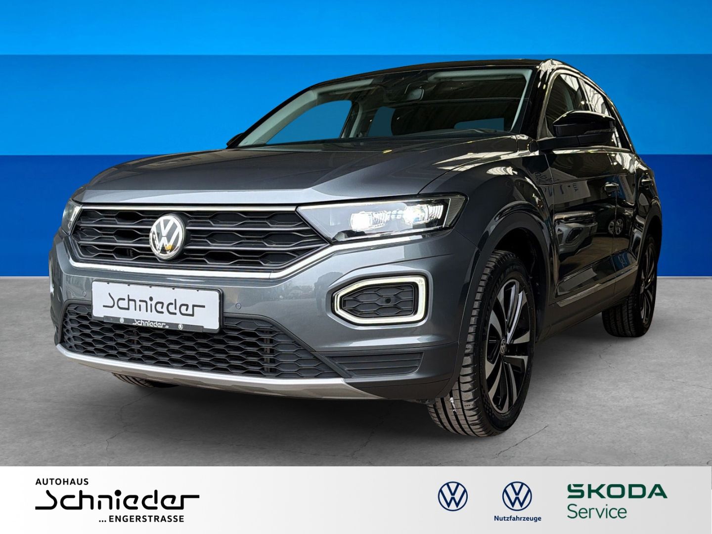 Fahrzeugabbildung Volkswagen T-Roc 1.5 TSI ACT United Rear View Navi Clima