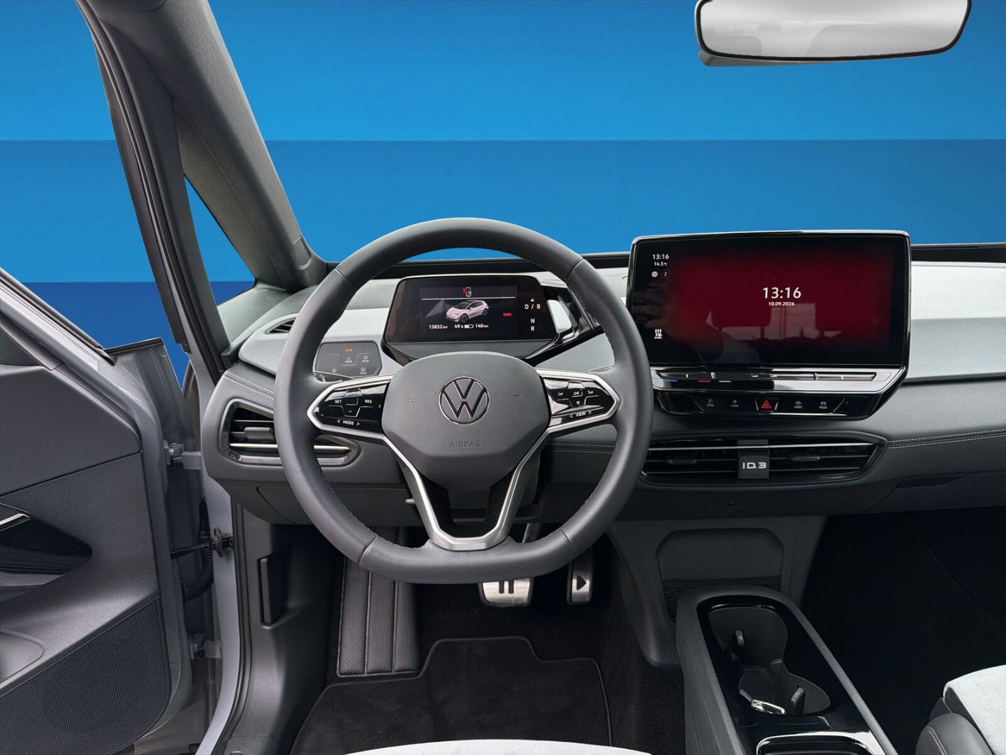 Fahrzeug 13 Fahrzeugabbildung Volkswagen ID.3 Pro 150 kW Move Rear View LED Clima - mit KI generiert/bearbeitet