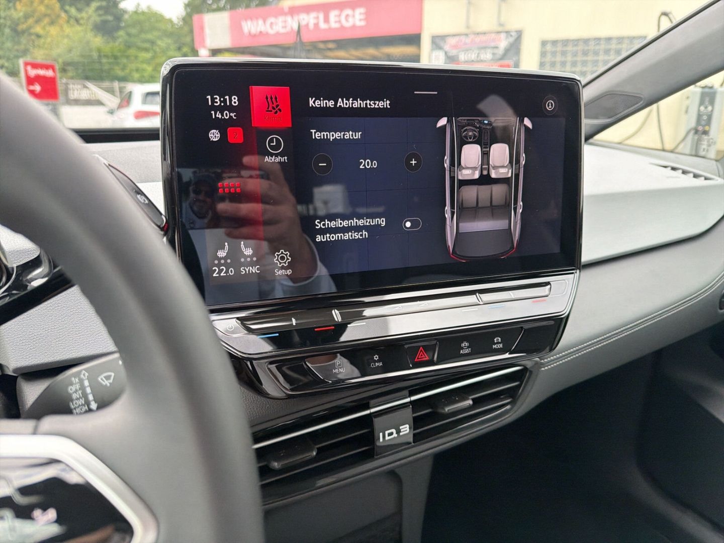 Fahrzeug 20 Fahrzeugabbildung Volkswagen ID.3 Pro 150 kW Move Rear View LED Clima - mit KI generiert/bearbeitet