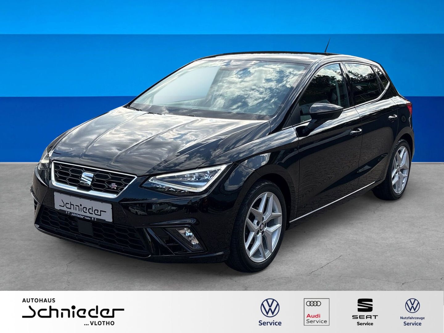 Fahrzeug 3 Fahrzeugabbildung SEAT Ibiza 1.0 TSI NAVI BEATS SHZ PDC FR - mit KI generiert/bearbeitet