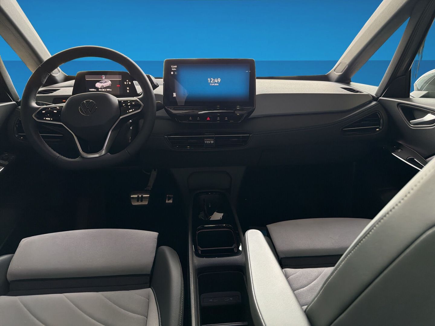 Fahrzeug 14 Fahrzeugabbildung Volkswagen ID.3 Pro Move 150 kW Rear View Navi LED Clima - mit KI generiert/bearbeitet