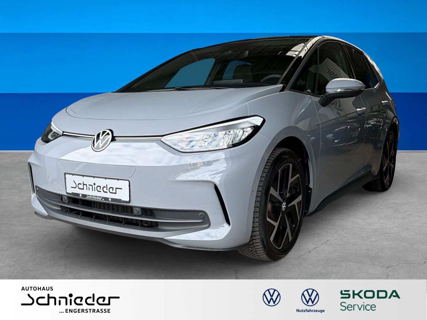 Fahrzeug 3 Fahrzeugabbildung Volkswagen ID.3 Pro Move 150 kW Rear View Navi LED Clima - mit KI generiert/bearbeitet