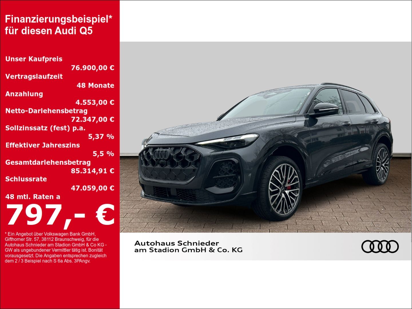 Fahrzeuge 8 Audi Q5 edition one e-hybrid quattro HUD+AHK+PANO+LED