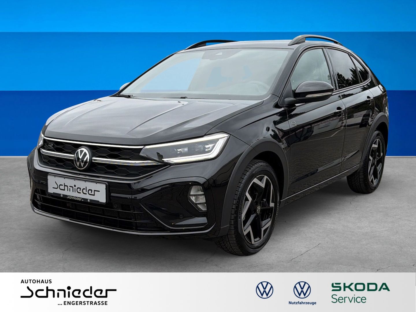 Fahrzeugabbildung Volkswagen Taigo R-Line 1.5 TSI Rear View IQ.DRIVE Navi - mit KI generiert/bearbeitet