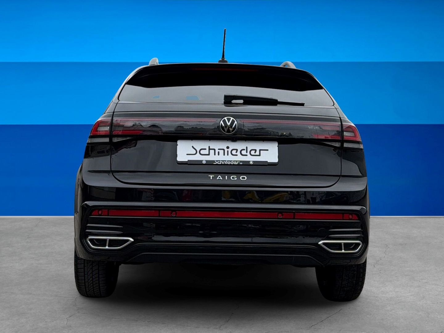 Fahrzeugabbildung Volkswagen Taigo R-Line 1.5 TSI Rear View IQ.DRIVE Navi - mit KI generiert/bearbeitet