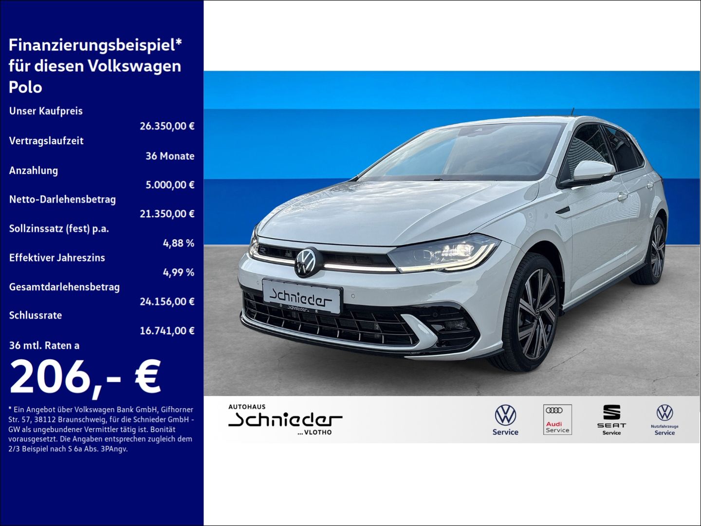 Fahrzeuge 2 Volkswagen Polo R-Line 1.0 TSI CarPlay Cam IQ-Light PDC vo+
