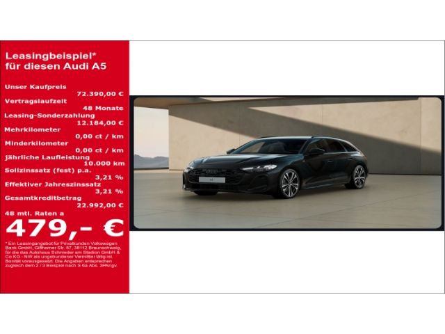 Fahrzeuge 9 Audi A5 TDI AVANT QUATTRO+LED+AHK+B&O+MEMORY+KAMERA