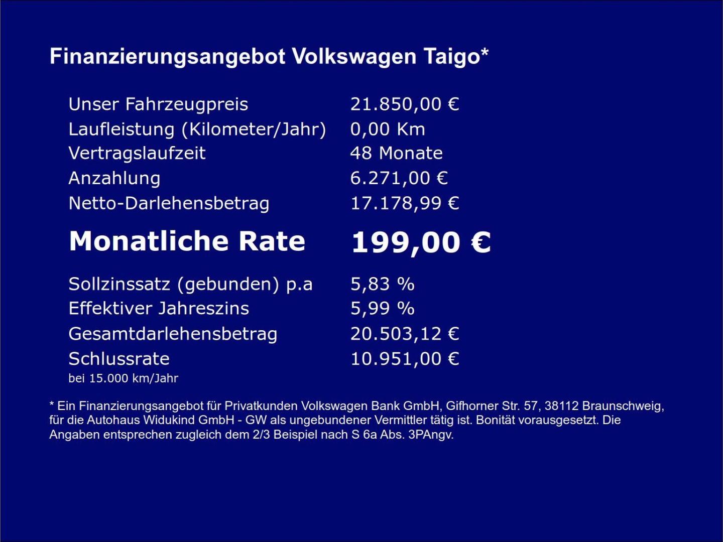 Fahrzeug 5 Fahrzeugabbildung Volkswagen Taigo 1.0 TSI Style Navi Digitales Cockpit LED B - mit KI generiert/bearbeitet