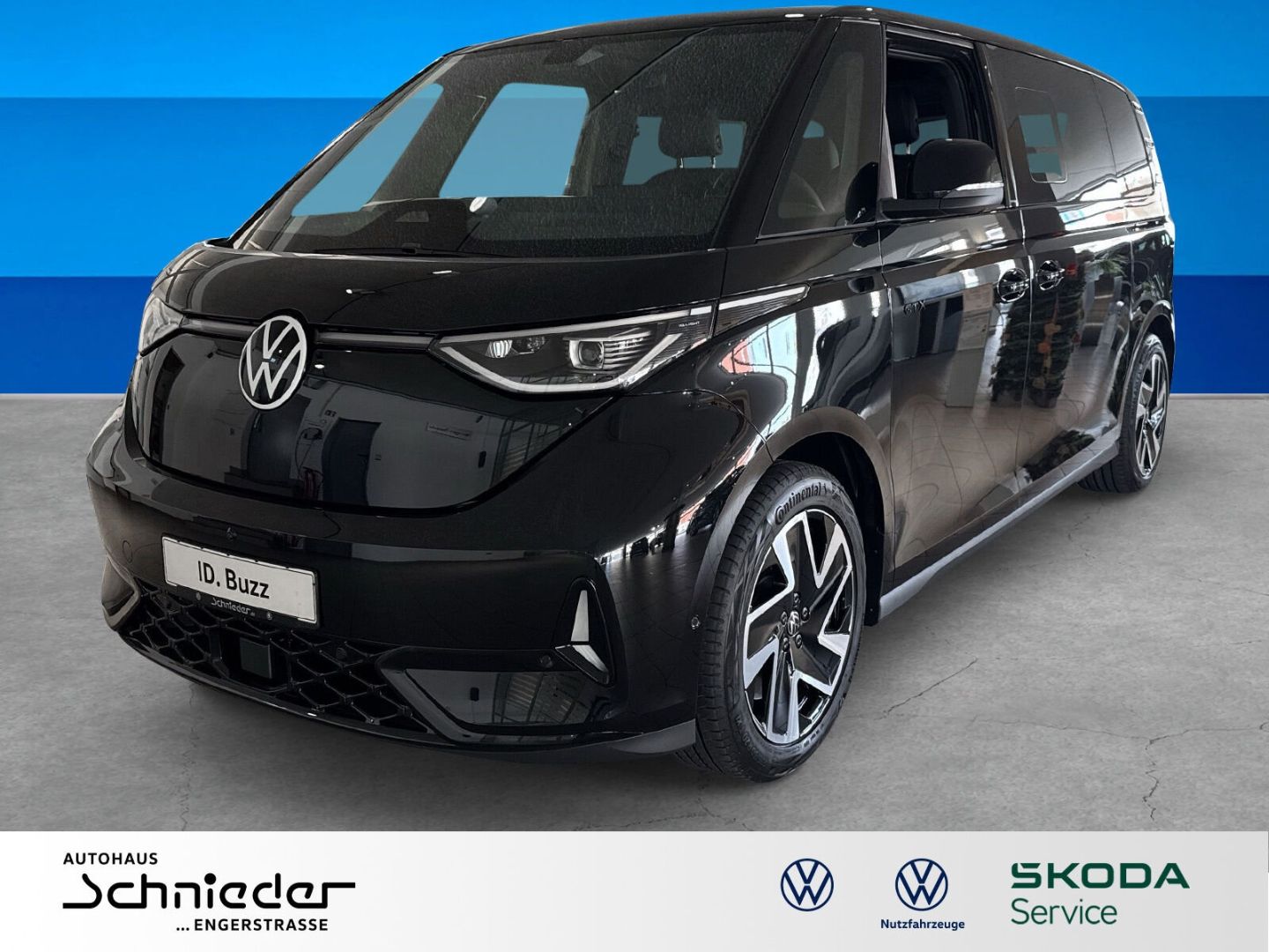 Fahrzeug 1 Fahrzeugabbildung Volkswagen ID. Buzz GTX 4MOTION langer Radstand Motor 250 - mit KI generiert/bearbeitet