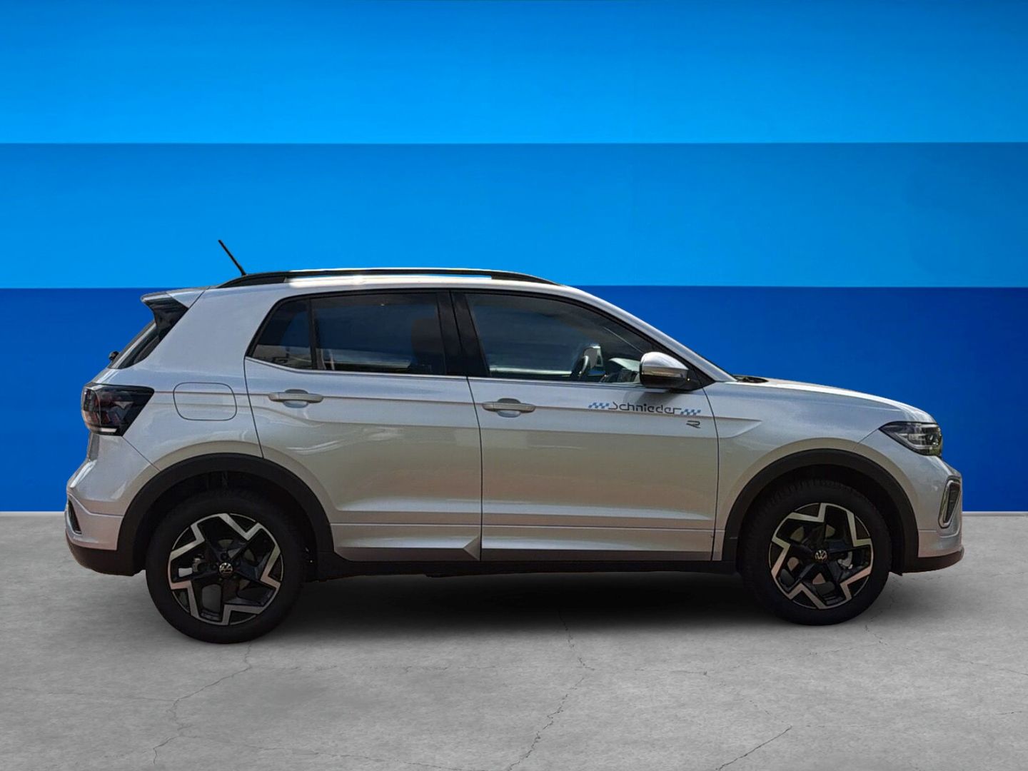 Fahrzeugabbildung Volkswagen T-Cross 1.0 TSI R-Line Rear View AHK - mit KI generiert/bearbeitet