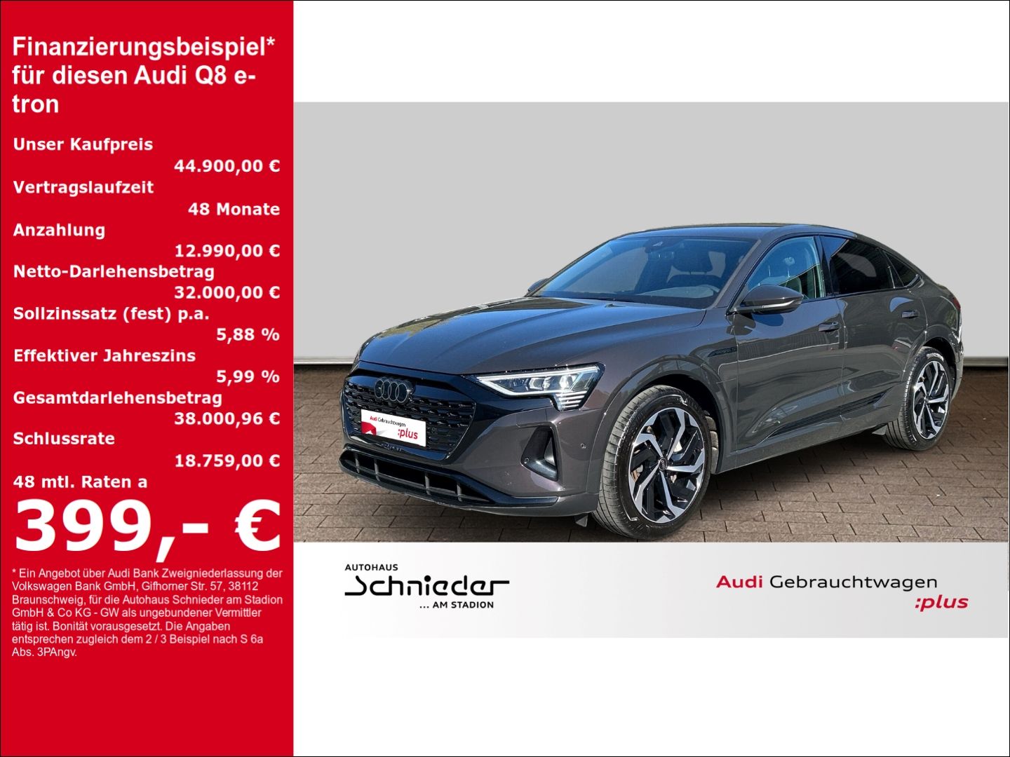 Audi Q8 e-tron Sportback 50 QUATTROadvanced Luftfeder