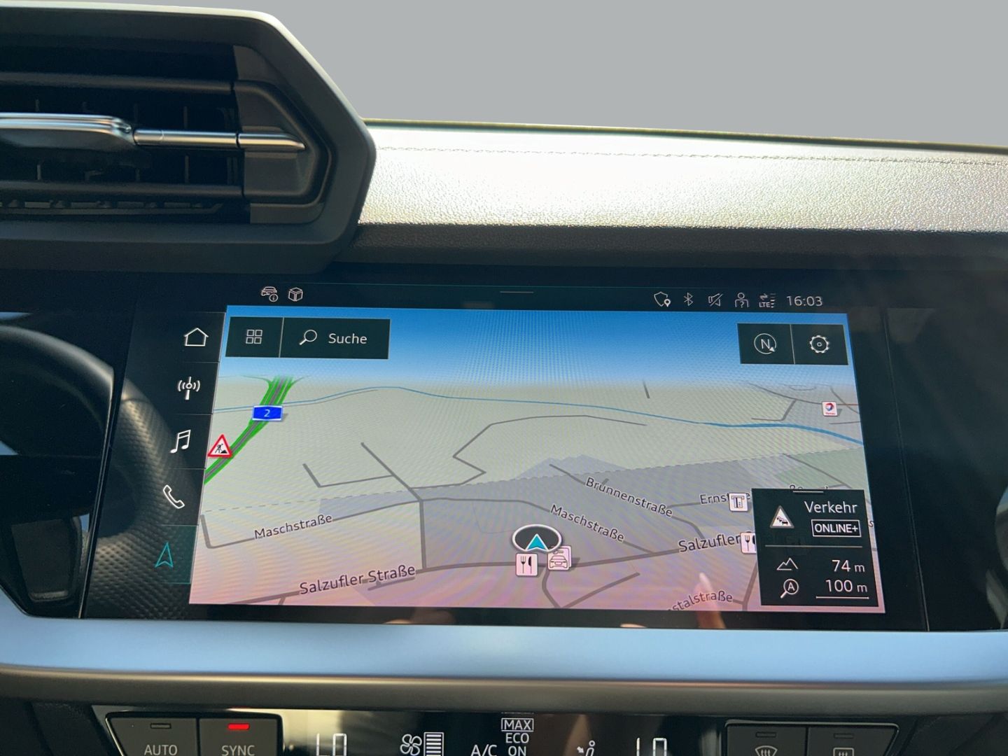 Fahrzeugabbildung Audi A3 SPORTBACK 150PS+LED+LEDER+NAVI+CARPLAY+VIRTUA