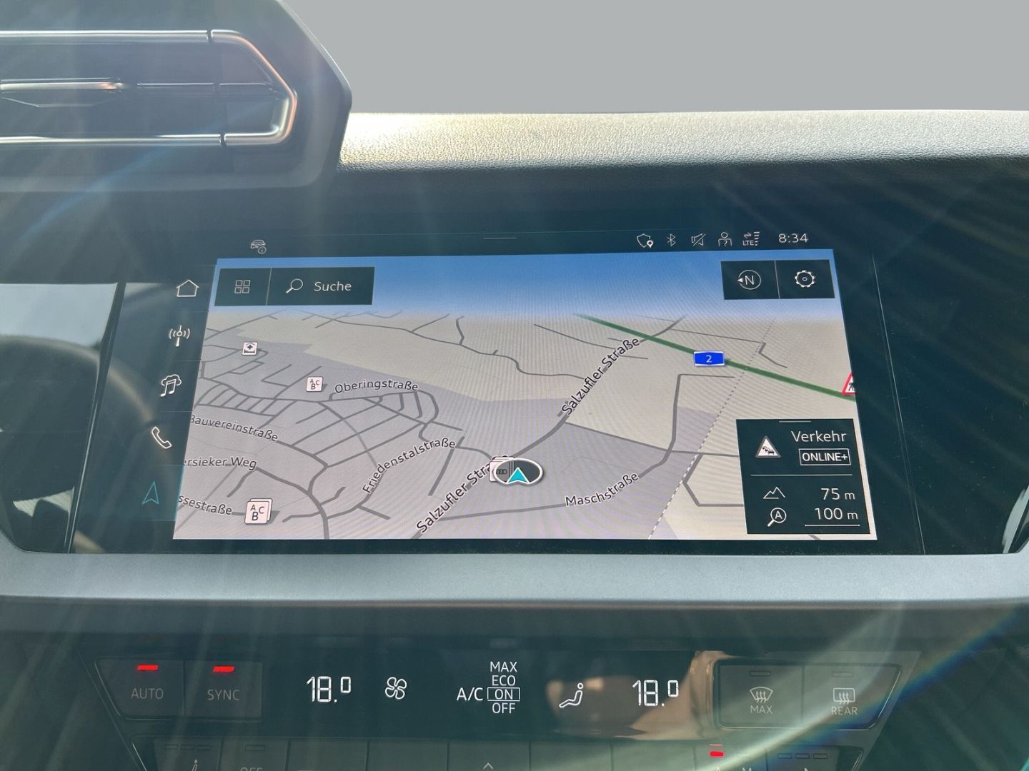 Fahrzeugabbildung Audi A3 SPORTBACK ADVANCED TFSI+AHK+LED+NAVI+VIRTUAL
