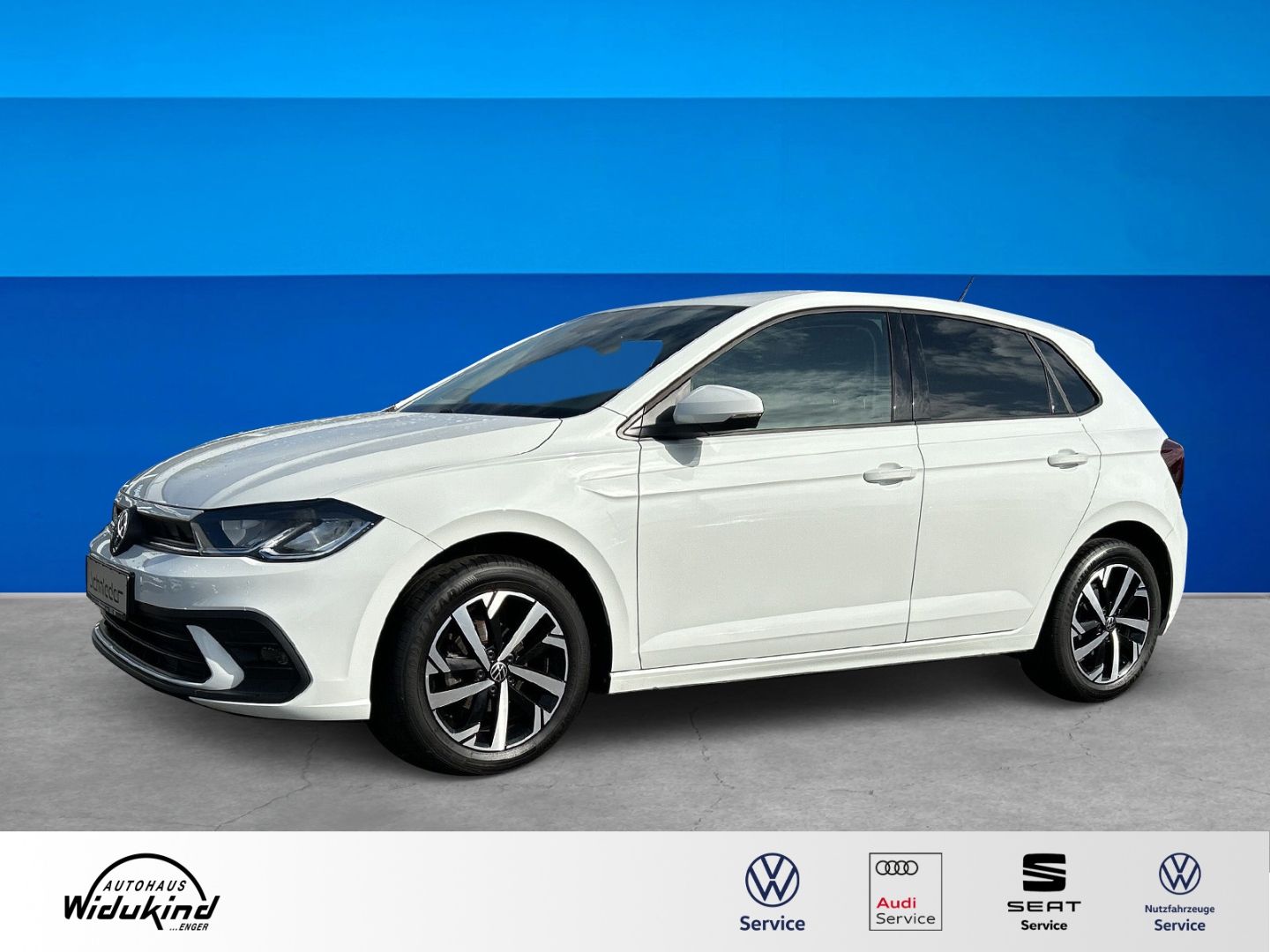Fahrzeug 3 Fahrzeugabbildung Volkswagen Polo VI 1.0 TSI Life Navi Digitales Cockpit LED - mit KI generiert/bearbeitet