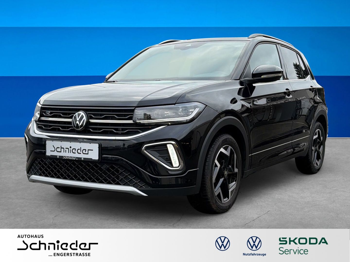 Fahrzeugabbildung Volkswagen T-Cross 1.5 TSI R-Line Rear View AHK Clima Navi