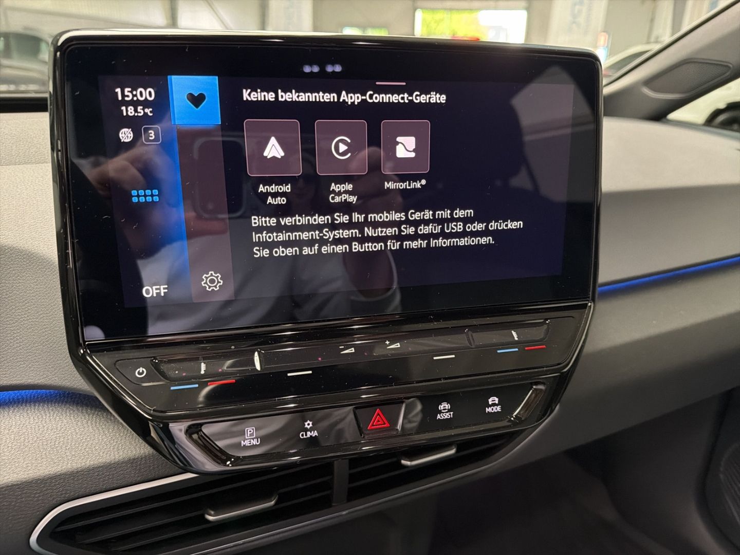 Fahrzeugabbildung Volkswagen ID.3 Pro Performance RearView Climatronic 150 KW