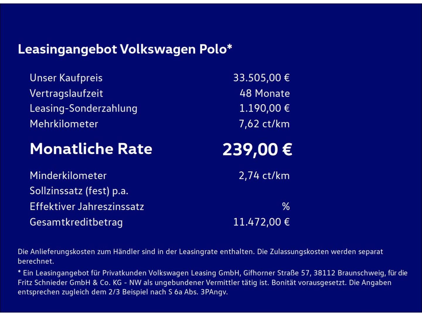 Fahrzeugabbildung Volkswagen Polo Style 1,0 l TSI IQ.LIGHT TRAVEL+COMFORT