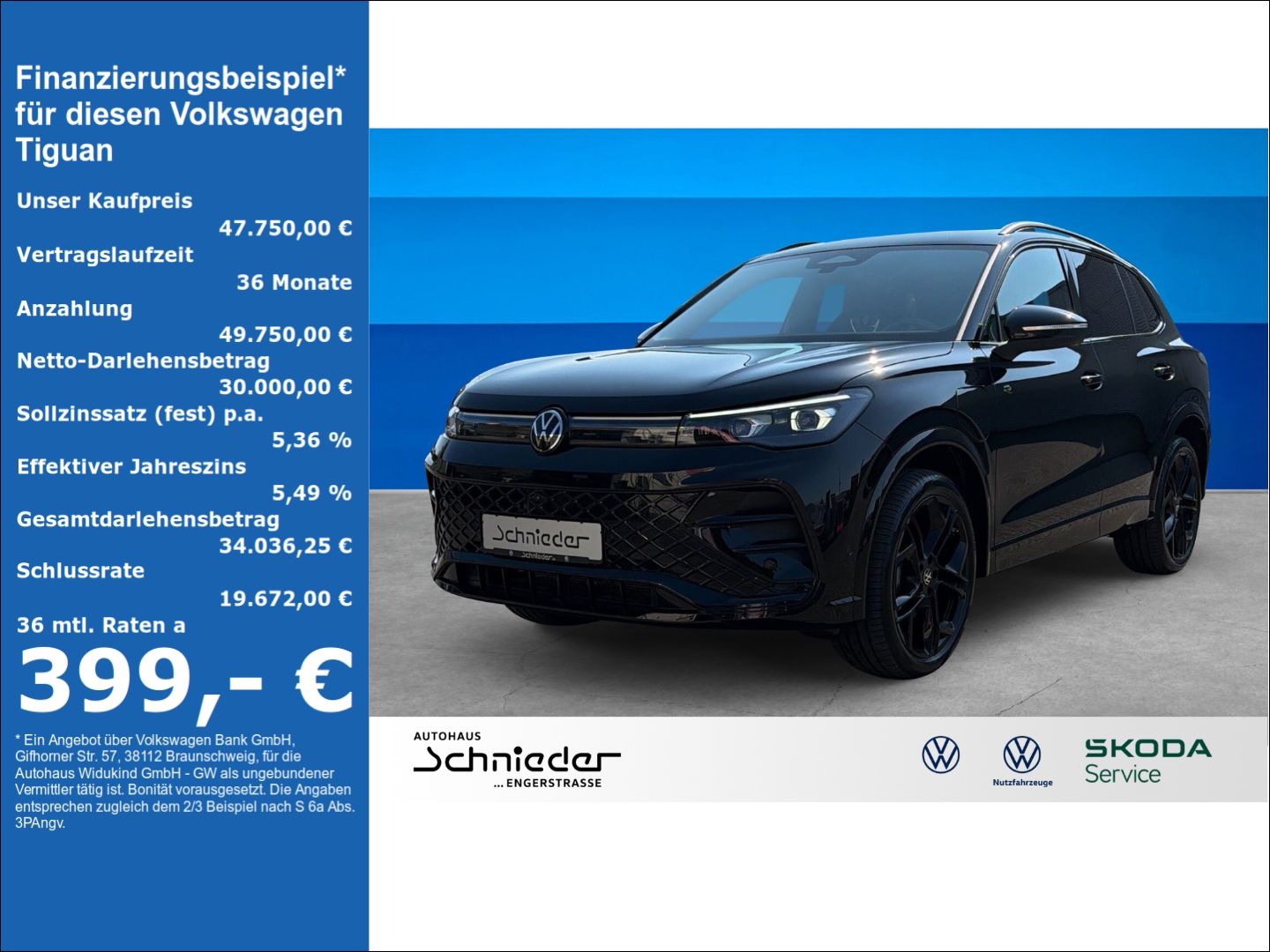 Fahrzeugabbildung Volkswagen Tiguan R-Line 1,5 l eHybrid HD MATRIX IQ.DRIVE B - mit KI generiert/bearbeitet