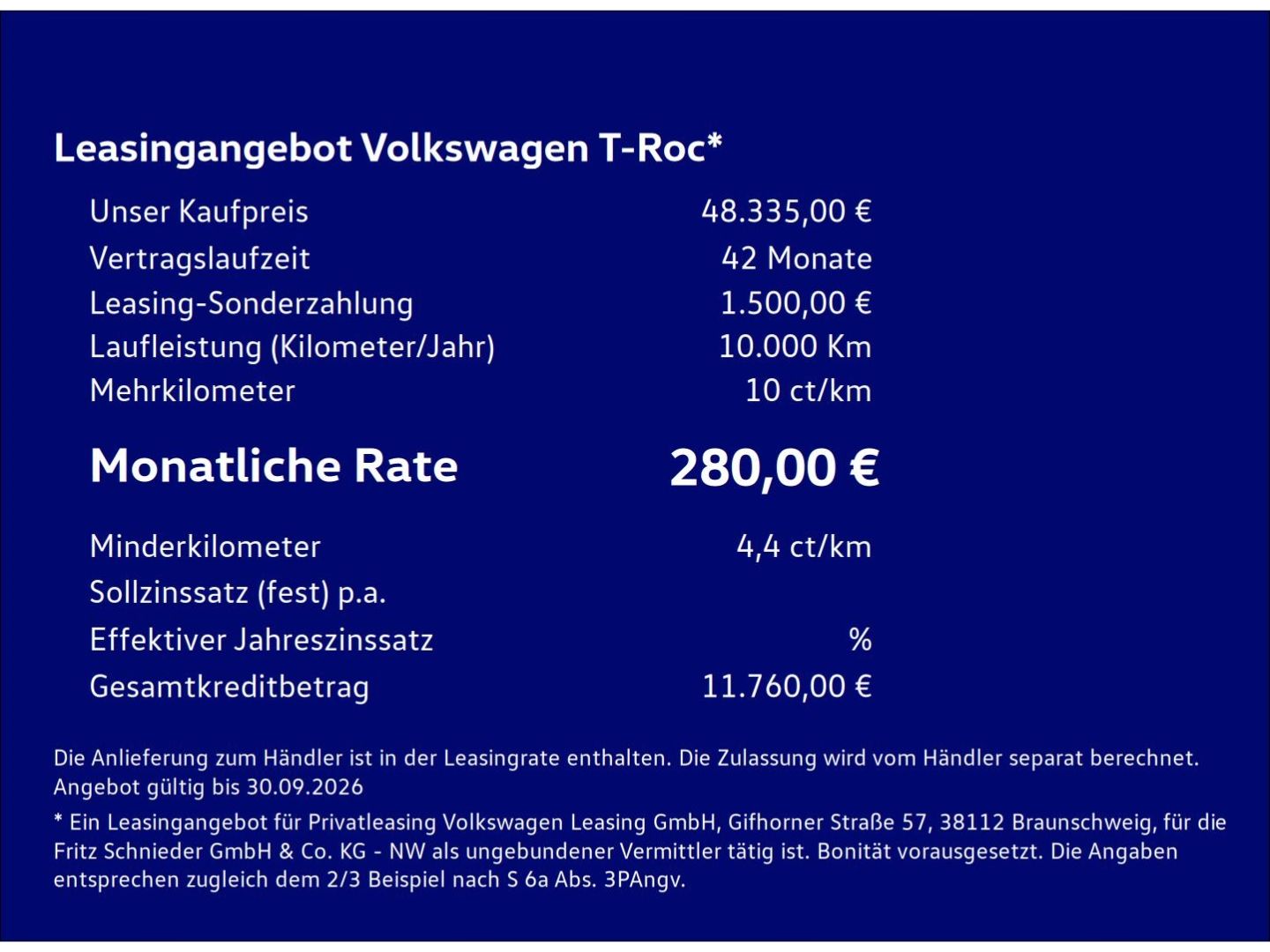 Fahrzeugabbildung Volkswagen T-Roc R-Line 1.5l eTSI IQ.LIGHT EASY OPEN AHK