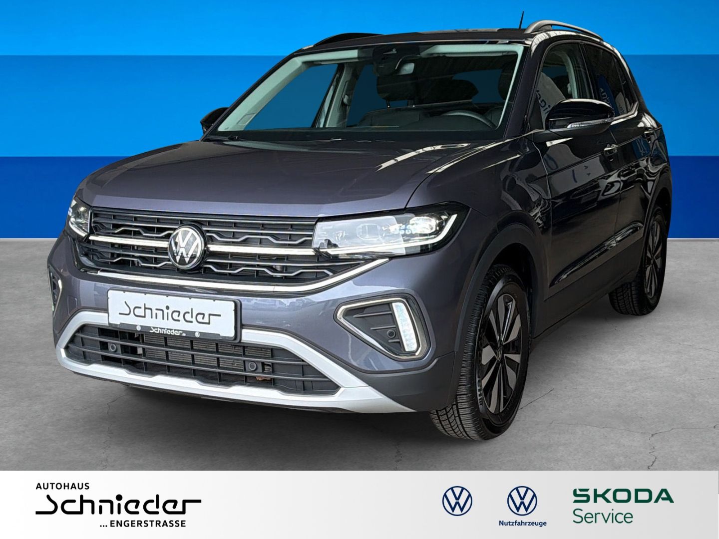 Fahrzeug 3 Fahrzeugabbildung Volkswagen T-Cross 1.0 TSI Goal Rear View LED Climatronic