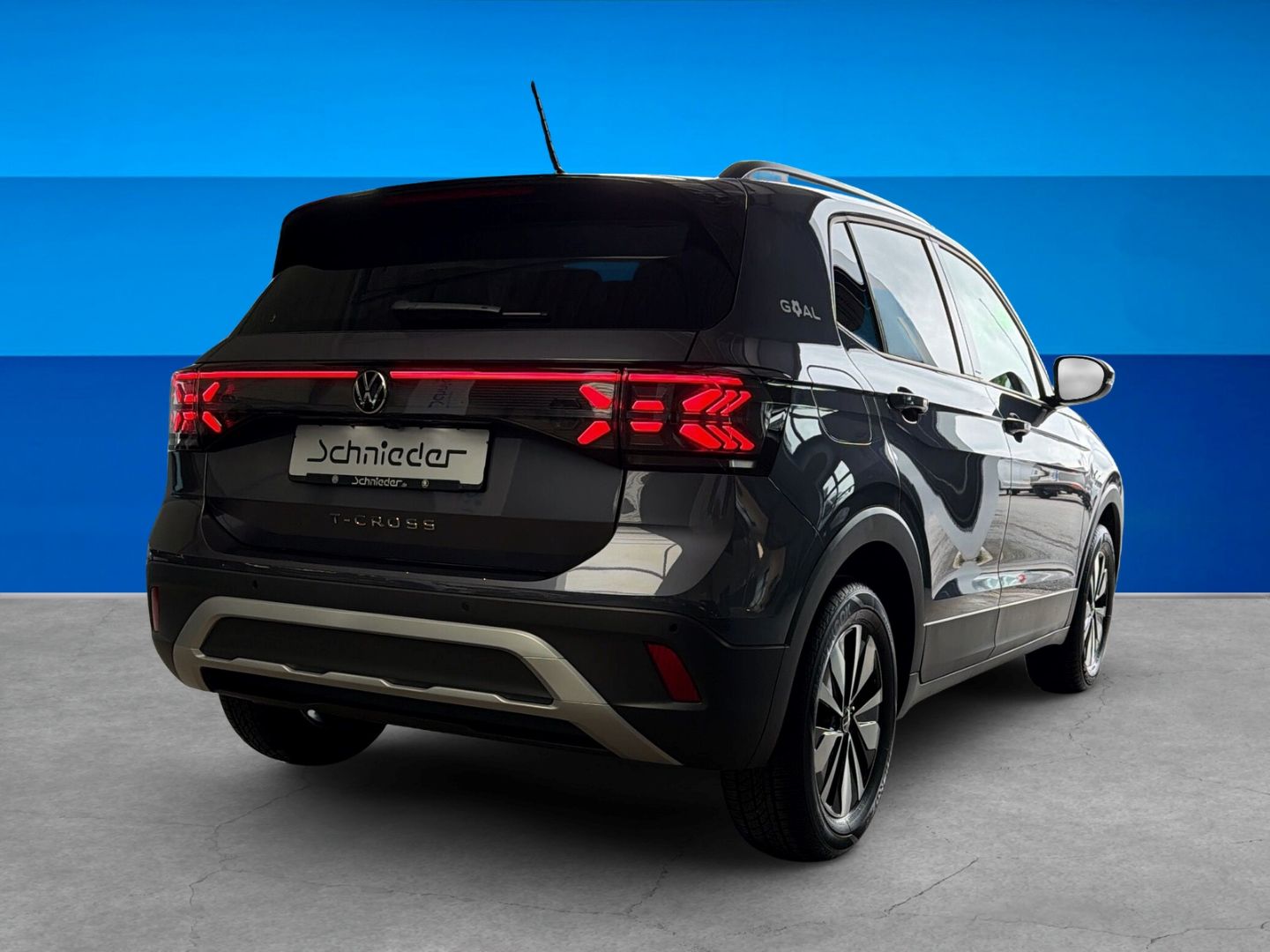 Fahrzeug 7 Fahrzeugabbildung Volkswagen T-Cross 1.0 TSI Goal Rear View LED Climatronic