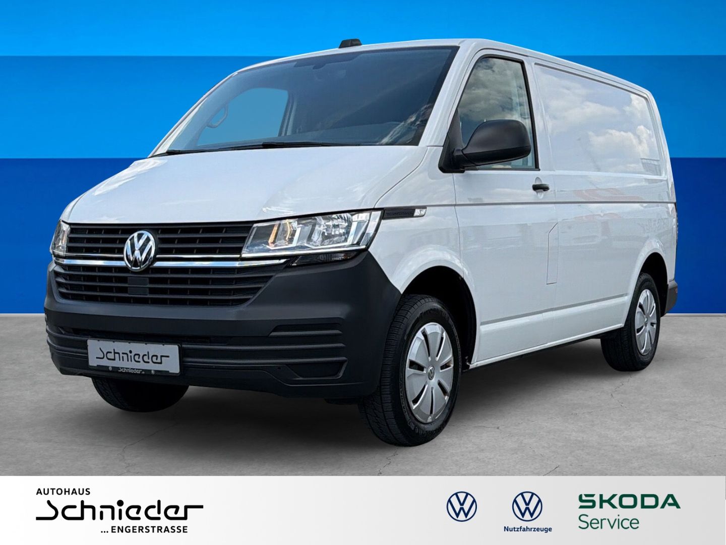 Fahrzeug 3 Fahrzeugabbildung Volkswagen T6.1 Kasten 2.0 TDI L1H1 Rear View AHK Klima